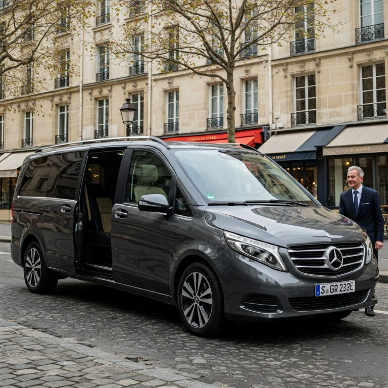 van de luxe chauffeur privé paris
