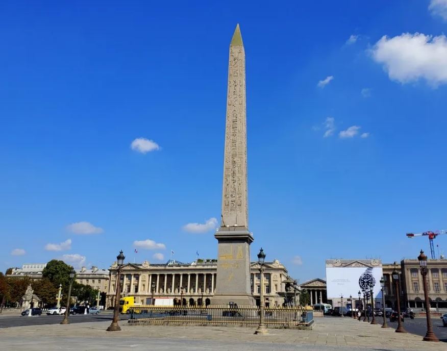 Place de la concorde et l'obélisque de Louxor